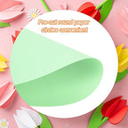 MECCANIXITY 60 PCS Light Green Circle Cutouts Paper, 6 Inch Round Cutouts - Image 3