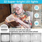 Rechargeable 5X Magnifying Glass - Image 2