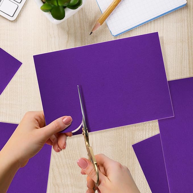 10PCS Purple Self Adhesive Felt Fabric Sheets Sticky Felt Sheets - Image 4