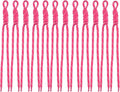 Paracord Keychain Paracord Bag Charm 12pcs Braided Nylon Rope Keychain Cord by Cmidy