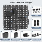 KDD 7 in 1 Clamp-on Desk Pegboard - Image 3