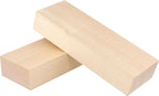 4 PCS 10x3.5x1.7 Inch Unfinished Wood Blocks, Wooden Rectangle Blocks Basswood - Image 3