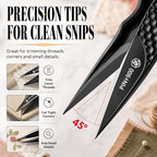 Premium Sewing Scissors, Sharp Precision Thread Snips - Image 4