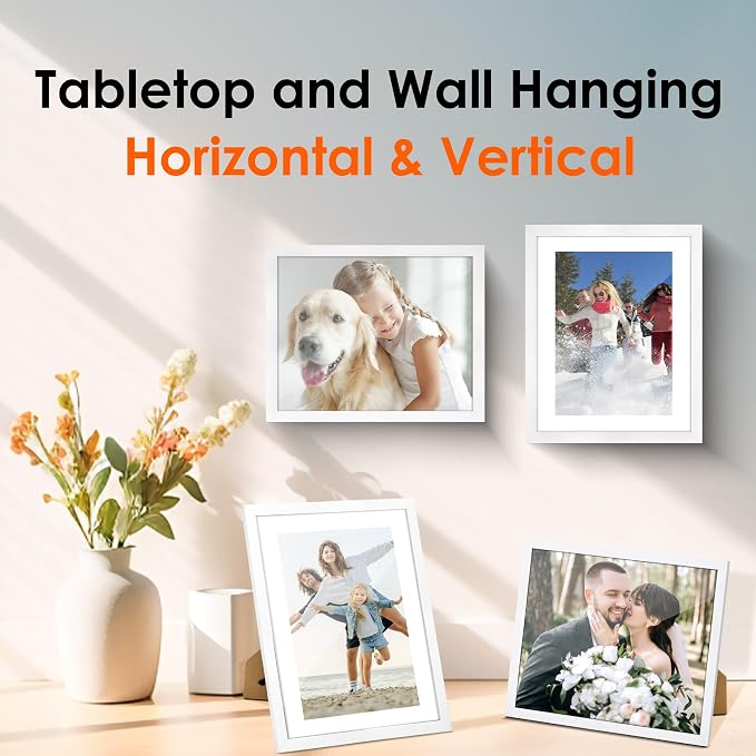 FIXSMITH 8x10 Picture Frame Set of 2, Photo Frame - Image 6