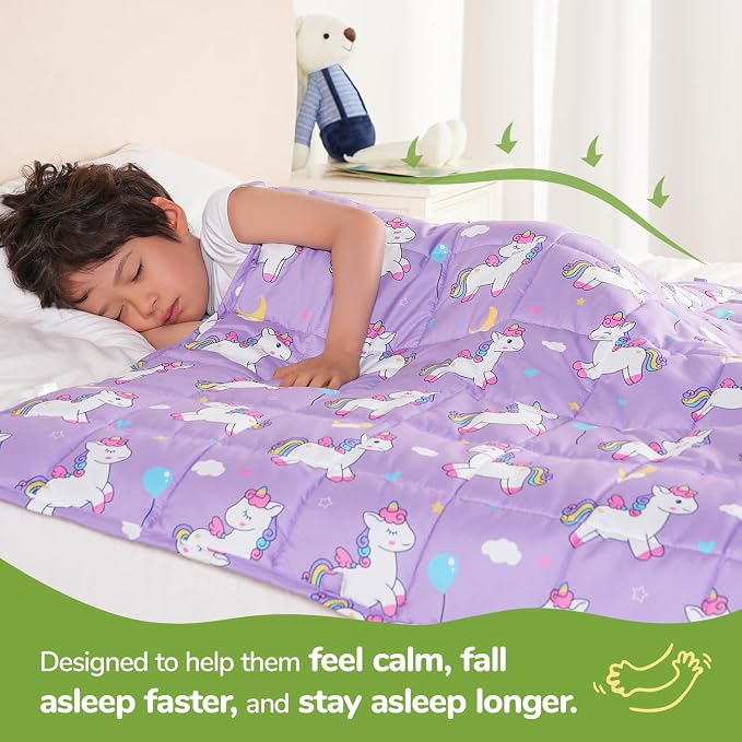 Sivio Weighted Blanket 7lbs, Cooling Weighted Blanket, Breathable Heavy Blankets - Image 2