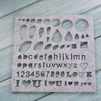 Wixine 1Set 7pcs Needle Felting Applique Mold Handicraft Wool Felt Woolen - Image 8