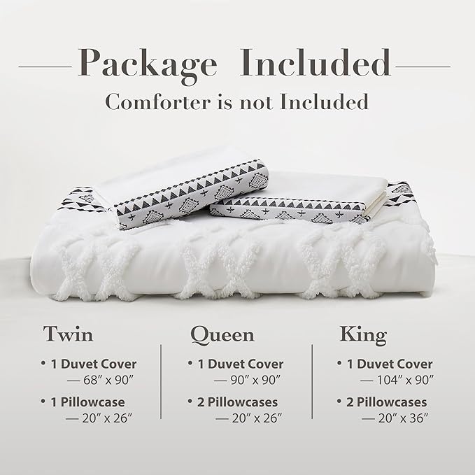 Oli Anderson Boho Duvet Cover Set Queen Size, Durable and Super Soft Duvet - Image 5
