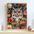 Owl Stamped Cross Stitch Kits for Adults Beginner, Flowers Counted Cross Stitch - Image 3