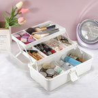 BTSKY 3-Layer Plastic Dividing Storage Box Craft Organizer - Image 6
