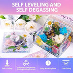 Pnente Crystal Clear Epoxy Resin Kit, 32oz Professional Self-Leveling No-Bubble - Image 3