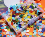 Lanyani Diamond Glass Mosaic Tiles Pieces Stained Glass - Image 4