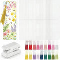 Fuyoooo 301 Pcs DIY Bookmark Making Kit 150 Bookmark Laminating Pouches 5 Mil by Liraitoya