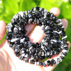 200 Pcs Crystal Chip Beads for Jewelry Making 5-8mm Snowflakes | Natural Chip - Image 7