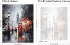 Paint by Numbers Kit for Adults Beginner, London City View Street Scenery Adult - Image 3