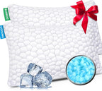 Cooling Pillow Queen Size Set of 2, Adjustable Shredded Memory Foam Pillows by SUPAMODERN