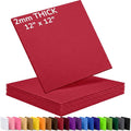 2mm Stiff Felt Sheets 12" X 12" | Thick Polyester Felt Material, DIY Craft by Luceinvita