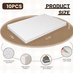 High Density XPS Foam Board, 10 Pack, 11.7x7.8x0.4in | Polystyrene Craft Foam - Image 3