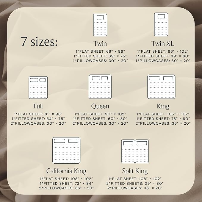 LuxClub 4 PC California King Sheet Set, Breathable Luxury Bed Sheets, Deep - Image 4