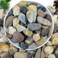 YISZM 2lbs Aquarium Rocks, 5/8" Natural Mixed Pebbles by YISZM-ForYourNaturalLife