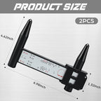 Kingdder 2 Pcs Wheel Stud Rim Bolt Pattern Measuring Tool PCD Ruler Wheel PCD - Image 2