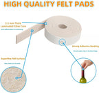 Felt Strips with Adhesive Backing – Furnigear Heavy Duty Cuttable Felt Tape - Image 6