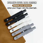 UIXJODO 6 Pcs Gel Pens 0.5mm Quick Dry Black Ink Pens Fine Point Smooth Writing - Image 2