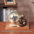 LITY Mini Helmet Display Case, No Assembly Required Acrylic Clear 1/2 Football - Image 6
