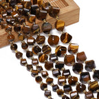 34pcs Natural Tiger's Eyes Stone Beads - Image 3