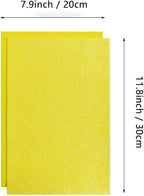Jtnohx Glitter Felt Fabric, 8 x12 inches Felt Square Glitter - Image 5