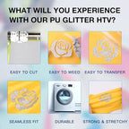 HTVRONT HTV Heat Transfer Vinyl - Image 3