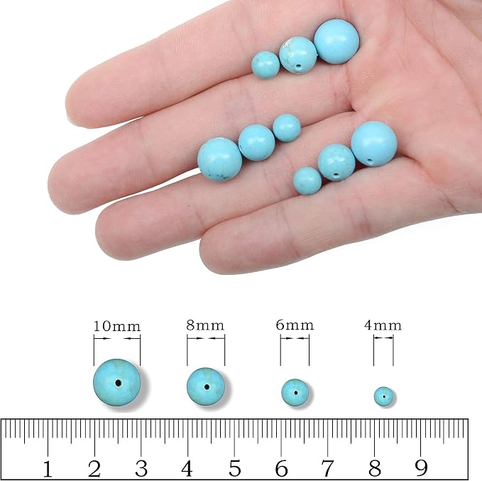 AD Beads Natural Gemstone Round Loose Beads 15" - Image 5