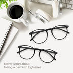 IBOANN Blue Light Glasses for Woman/Men, Fashion Blue Light Glasses Men - Image 8