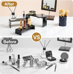 ANDGOO 6 Pcs Acrylic Display Risers, 2 Set Rectangular Display Stands, Acrylic - Image 5