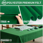 Emerald Green Fabric Sheet 36" X 36", 1.4mm Thick Large Soft Durable Flexible - Image 5