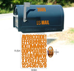 Letter Stickers, Mailbox Numbers, 1.5 Inch Waterproof Vinyl Alphabet | 1 1/2 - Image 2