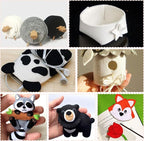 15Pcs White Stiff Felt Fabric Sheets, - Image 7