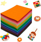 120 Pcs Craft Felt Sheets, 8 x 12 inch Soft Felt Squares by Unknown