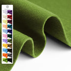 Sage Green Soft Felt Fabric Sheet, 1.6mm Thick by Grainear