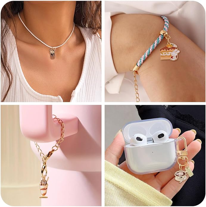 Enamel Food Charms Cute Assorted Food Pendants Sweet Dessert Charms - Image 7