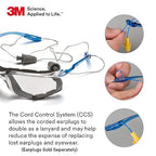 3M Safety Glasses, Virtua CCS, ANSI Z87, Indoor/Outdoor Mirrored Lens, Corded - Image 4