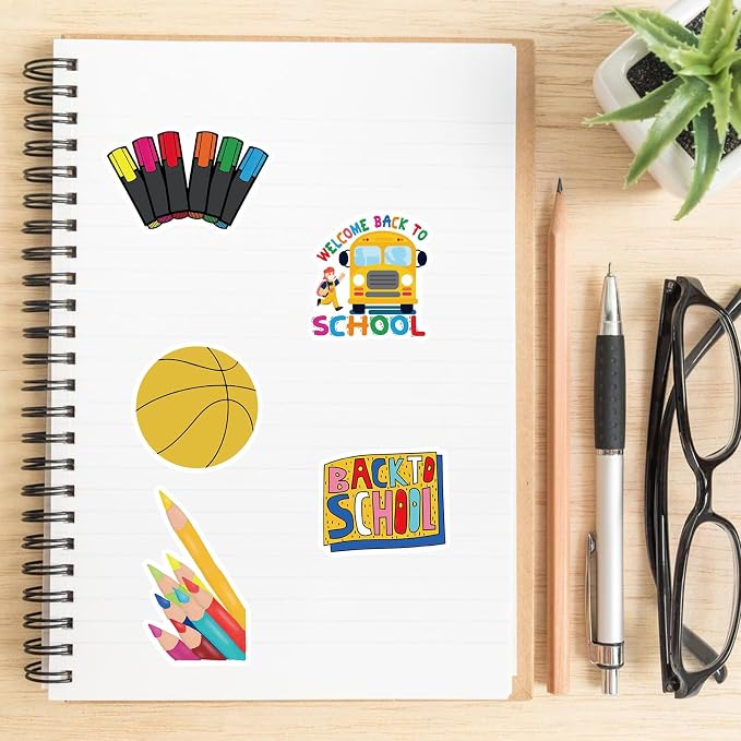 50PCS Back to School Stickers, First Day of School Teacher Reward Party - Image 4