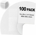 Frienda 100 Pack White Foam Board Foam Poster Boards by Frienda