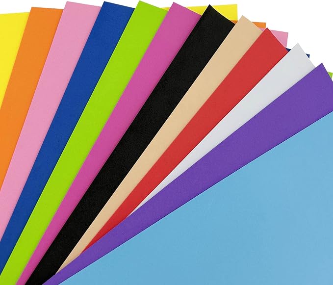 biguphate 30 Pack Sky Blue EVA Foam Sheets, 11.8 x 7.87 Inch, 2mm Thick Foam - Image 3