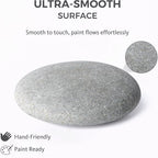 ROCART 12 PCS Large 3.35-4.15" Smooth Natural River Rocks - Image 2