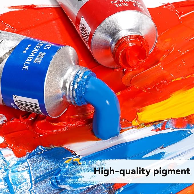 Paul Rubens Oil Paint, 20 Colors x 50ml Large Tubes, Professional Oil Based - Image 6