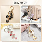 sunla 20pcs Silver Keychain Making Kit - Image 4