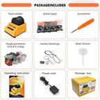 Rock Tumbler Kit Includes Rough Gemstones, 4 Polishing Grits, Jewelry Fastenings - Image 6