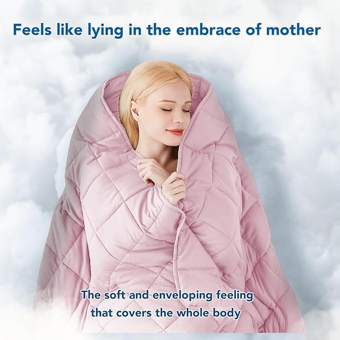 Topcee Weighted Blanket for Adults Queen Size Soft Cooling Heavy Blanket - Image 4