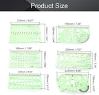 Utoolmart Multifunctional Template, Geometric Drawings Templates, Measuring - Image 2