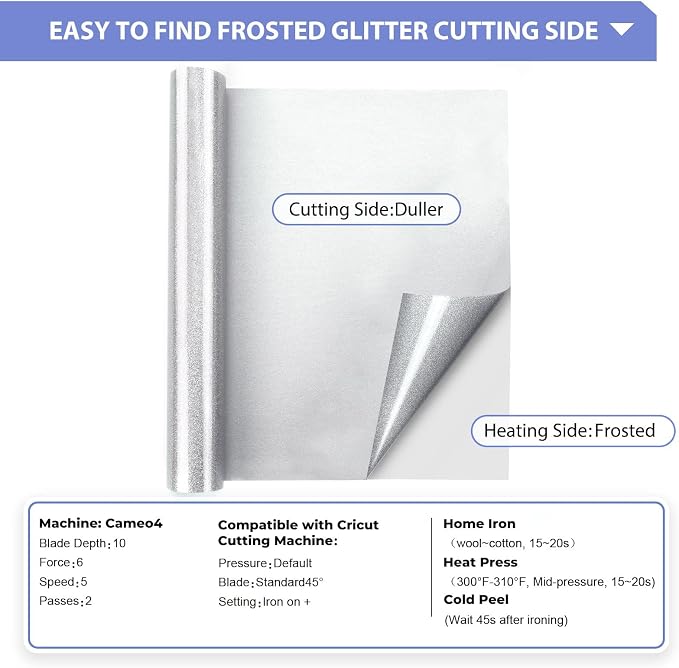HTVRONT Glitter HTV - Image 7